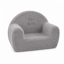 Teddy chair Gray - with embroidered name