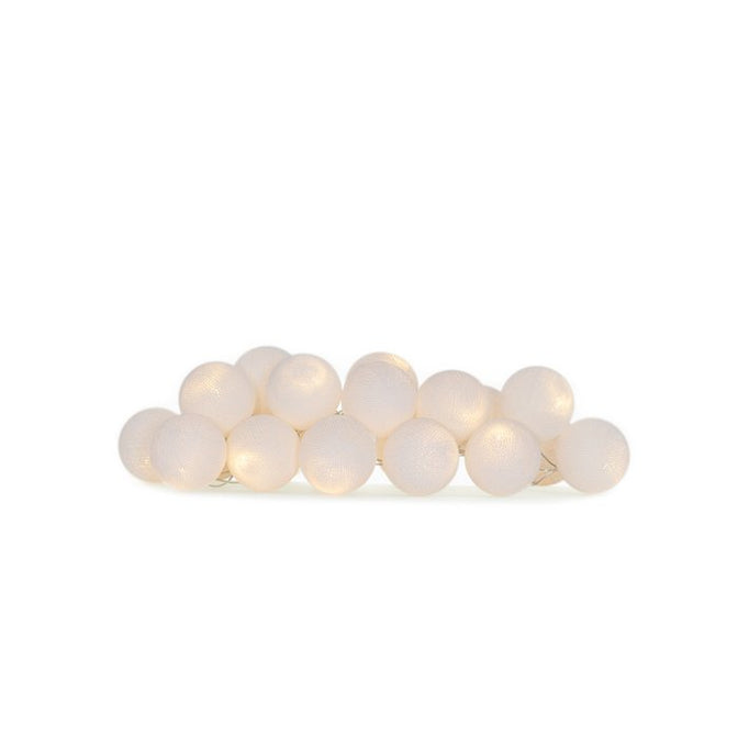Lichtslinger Wit 20 Cotton Ballen - Cotton Ball Lights
