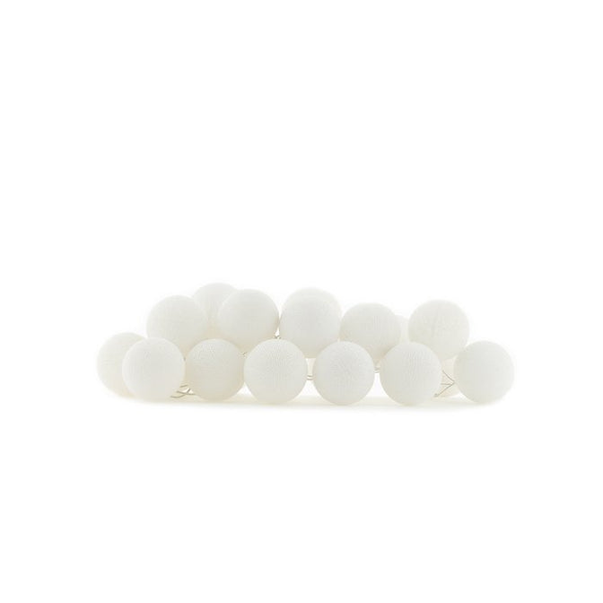 Lichtslinger Wit 20 Cotton Ballen - Cotton Ball Lights