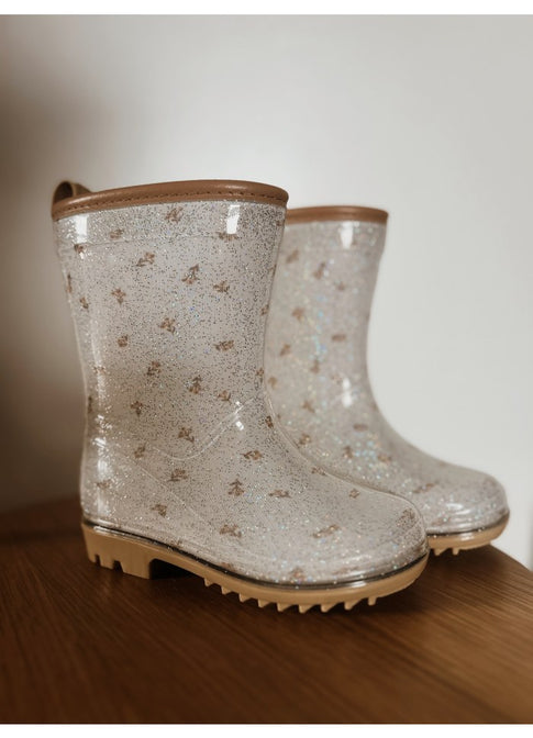 Wellies Regenlaarzen Flower Buds Glitter