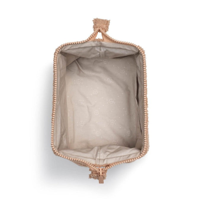 Toilettas zip&go pink bouclé - Elodie Details