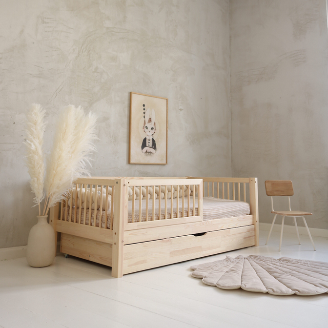 Standaard bed Lize met bedlade - 90x190cm
