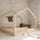 Maison de lit Yara Naturel - 140x200cm