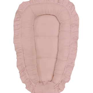 Babynest met ruffle roze - Lulumi