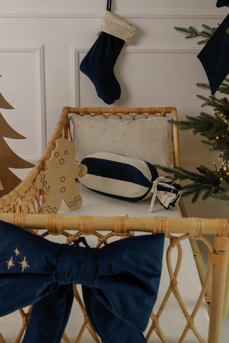 Gold gift bag with name