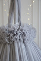 Bedhemel Tule met pompons