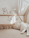Butterflies and hearts wooden wall decoration