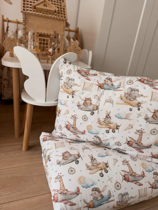 Housse de couette à volants (plusieurs couleurs/motifs)