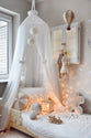 Bedhemel Tule met pompons