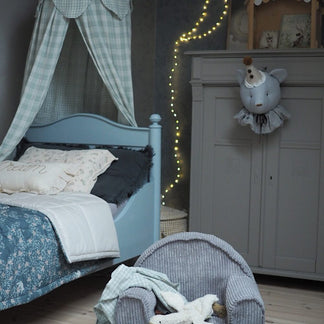 Camel canopy with gold dots