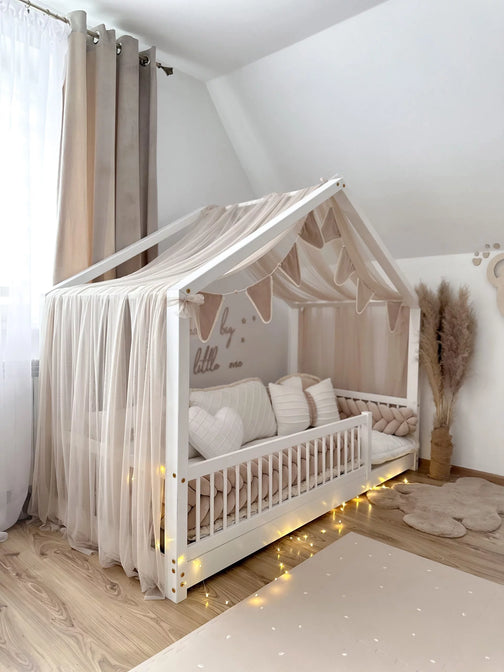 Bedhemel Doek Tule voor een bedhuisje