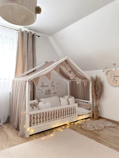 Bedhemel Doek Tule voor een bedhuisje