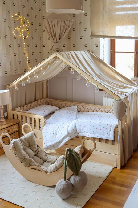 Bedhemel doek mousseline voor een bedhuisje