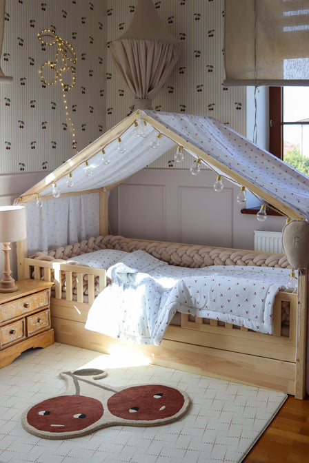 Bedhemel doek mousseline voor een bedhuisje