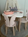 Houten stoel vlinder design Roze/Naturel