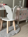Houten stoel vlinder design