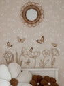 Houten Bloemen En Vlinders