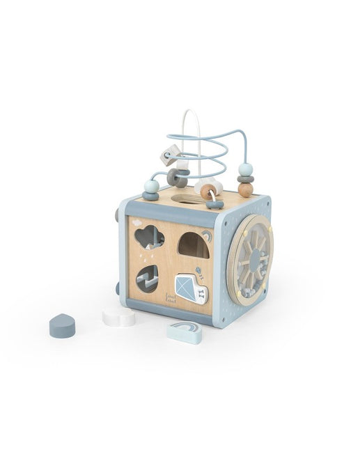 Activiteitenkubus Blauw - Label Label