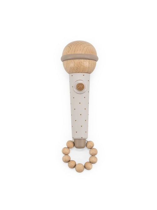 Houten Microfoon Nougat - Label Label