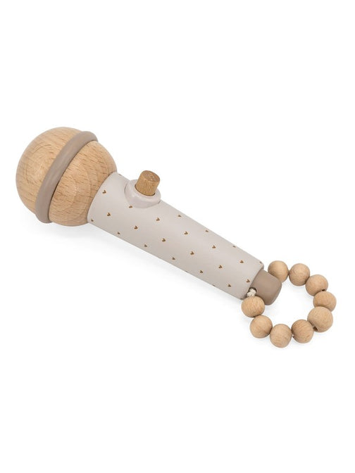 Houten Microfoon Nougat - Label Label