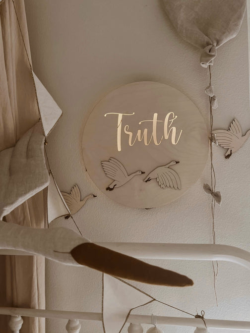 Applique oies avec nom