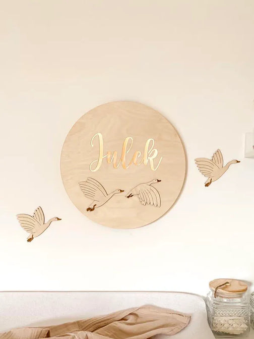 Applique oies avec nom