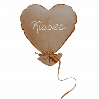 Hart Ballon Kussen Deluxe - Latte