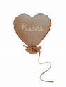Hart Ballon Kussen Deluxe - Latte