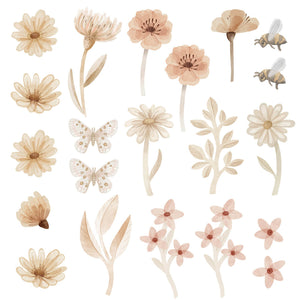 Stickers muraux Prairie, lot de 2 - Pastelowe Love