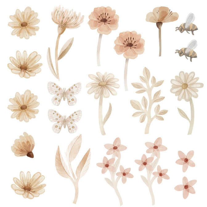 Stickers muraux Prairie, lot de 2 - Pastelowe Love