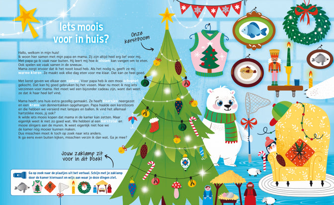 Mijn kijk- en voelboekje Ho, ho, ho, Kerstmis