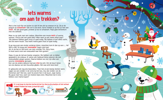 Mijn kijk- en voelboekje Ho, ho, ho, Kerstmis