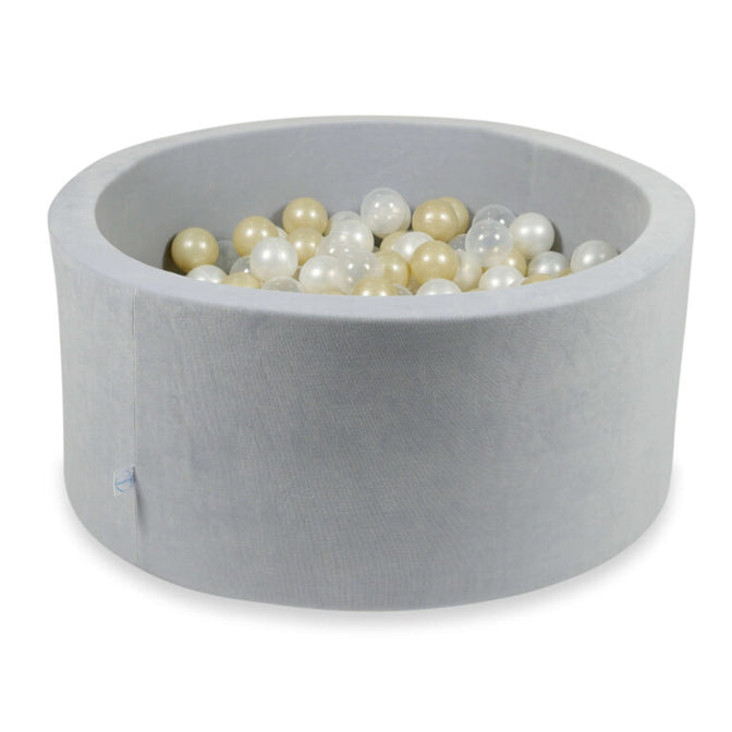 Ballenbak Soft Velvet 90x40cm "light Grey" - Mimii