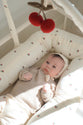 Kersen Kinderwagenspeelgoed – rood/legergroen