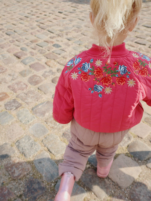 Juno Bomber Jacket - Raspberry Wine