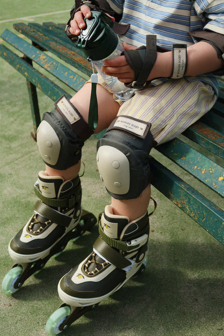 Light Up Roller Skates -Kalamata Green