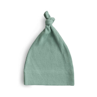 Ribbed Baby Mutsje Roman Green - MUSHIE