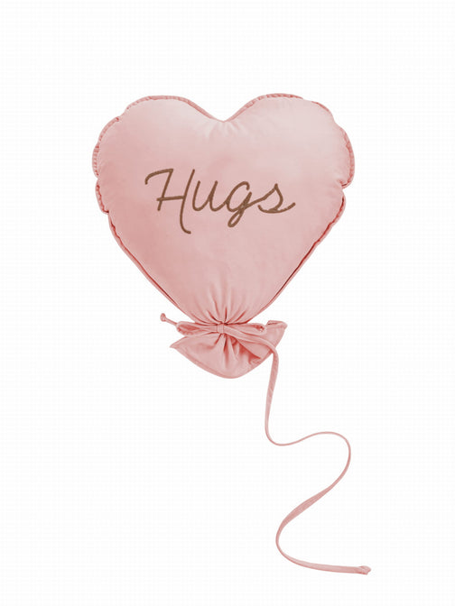 Hart Ballon Kussen Deluxe - Natural Rose