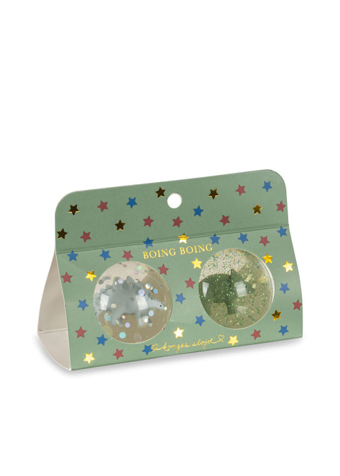 Lot de 2 balles rebondissantes Dino