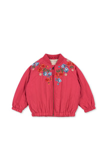 Juno Bomber Jacket - Raspberry Wine