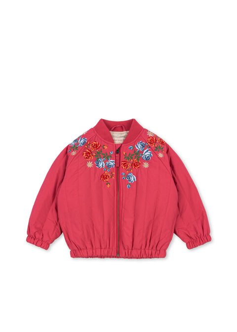 Juno Bomber Jacket - Raspberry Wine