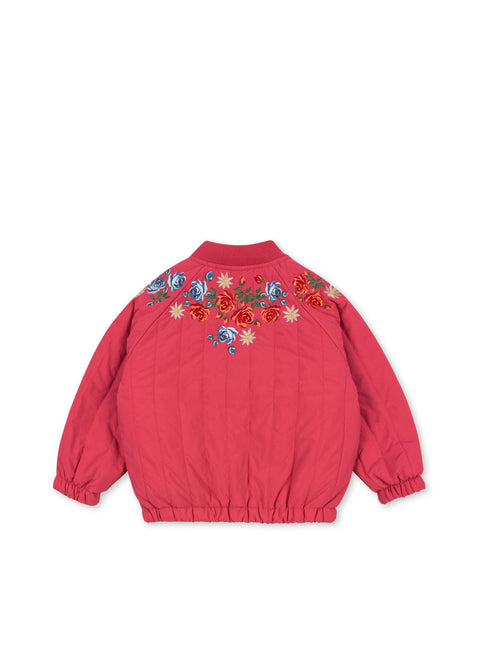 Juno Bomber Jacket - Raspberry Wine