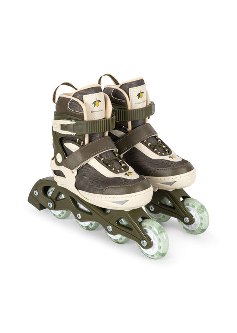 Light Up Roller Skates -Kalamata Green