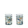 2-PACK Bekers met Glitters - Off White / Kick it