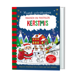Magisch Waterkleurboek "Kerstmis"