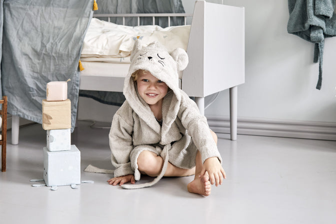 Badjas "Mouse Grey" - ROOMMATE