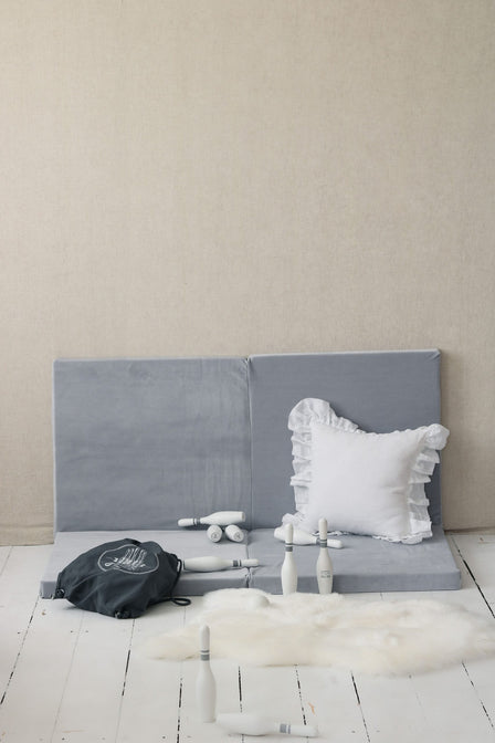 SPEELMAT SOFT VELVET LIGHT GREY - Mimii