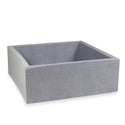 Ballenbak Soft Velvet 110 x 110 x 40 cm Light Grey