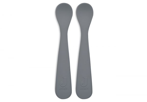Siliconen Lepeltje "Storm grey" - JOLLEIN