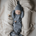 Geknoopte baby slaapzak/romper ribbed Tradewinds